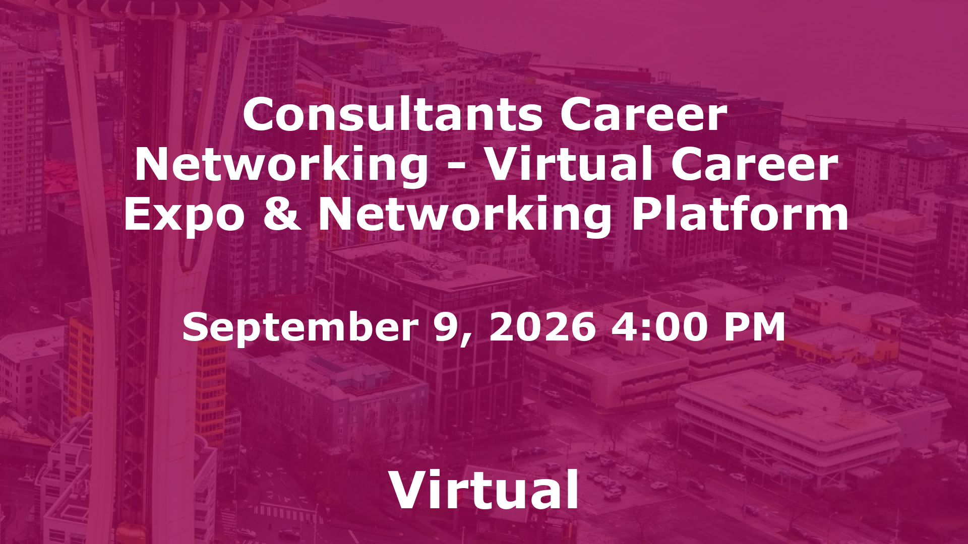 Consultants Career Networking - Virtual Career Expo & Networking Platform event image